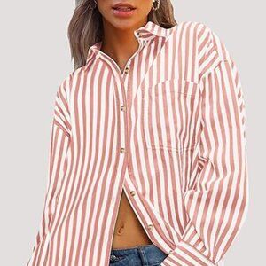 University Club Super Soft Striped Button Down